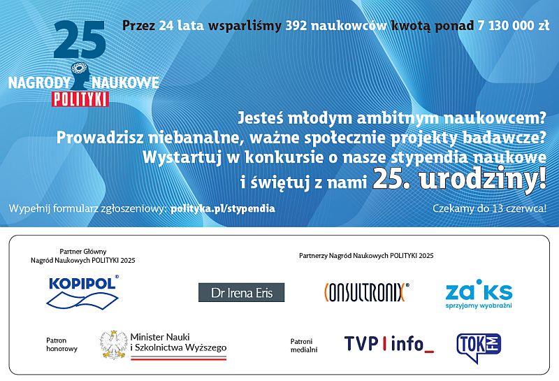 Nagrody Naukowe POLITYKI – Konkurs